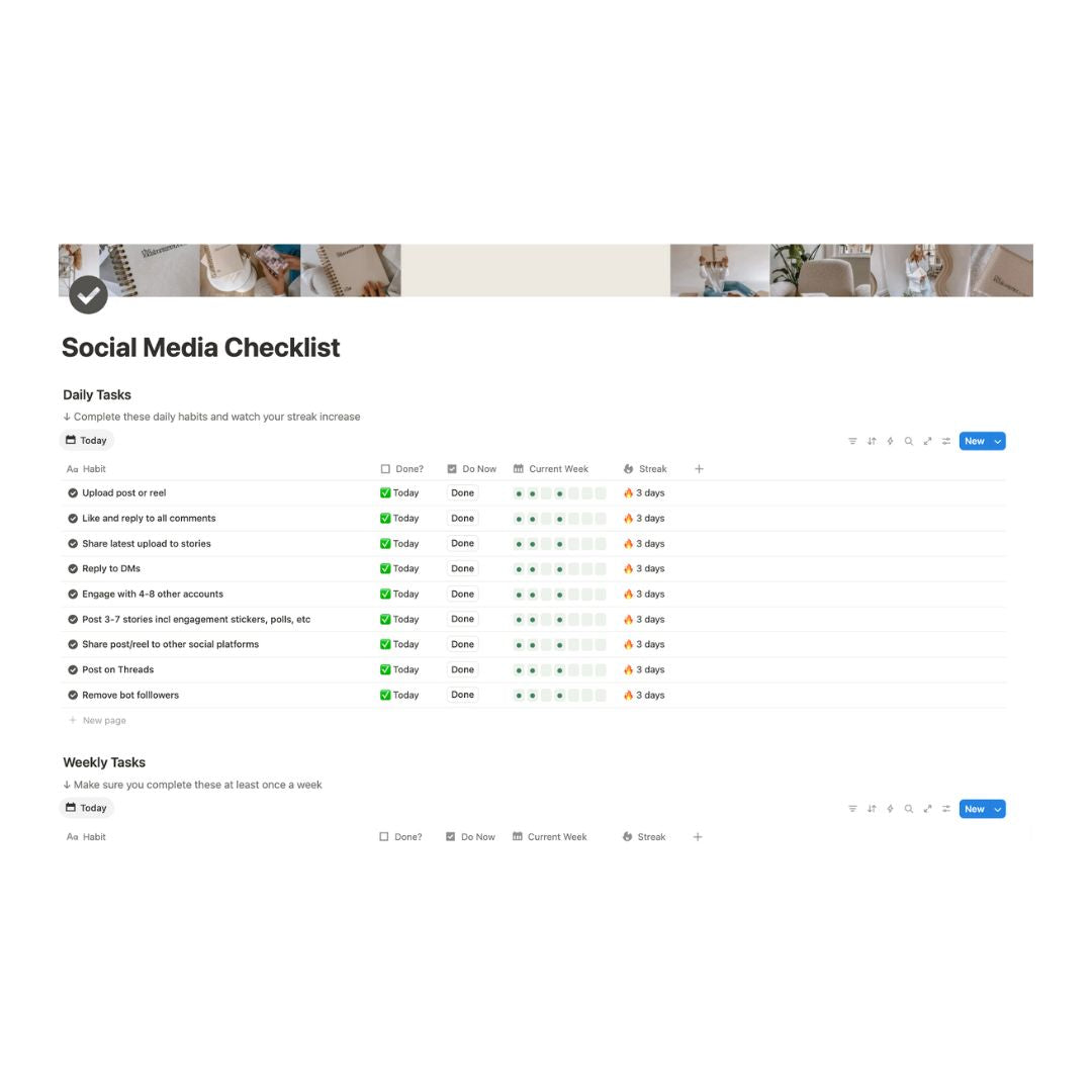 DIGITAL PLANNER: The Social Content Planner